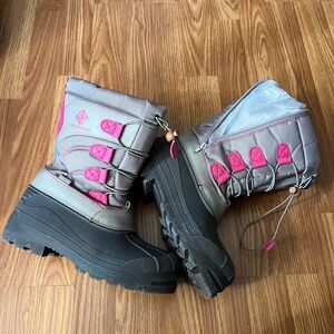 Gray and Pink Women's Bag